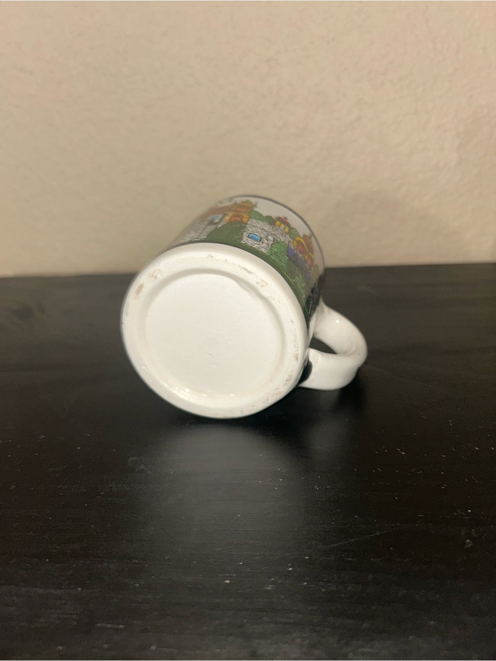 Bethlehem Ceramic Mug Ancient City hand painted Vintage - Picture 7 of 8